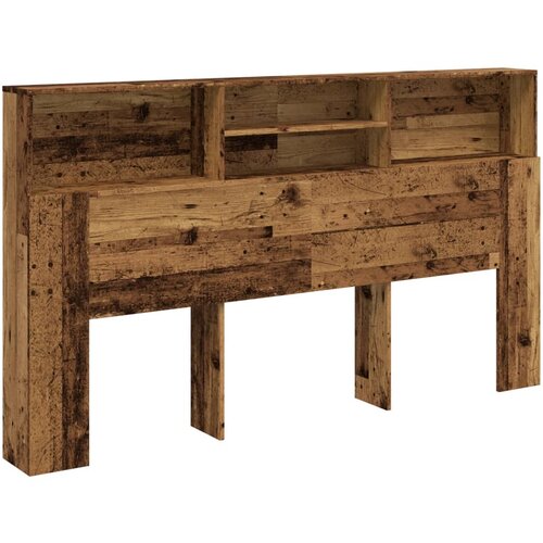 Maison Chic vzglavna omarica - nočna omarica - posteljna omarica starinski les 180x19x103,5 cm inženirski les, (21712832) Slike
