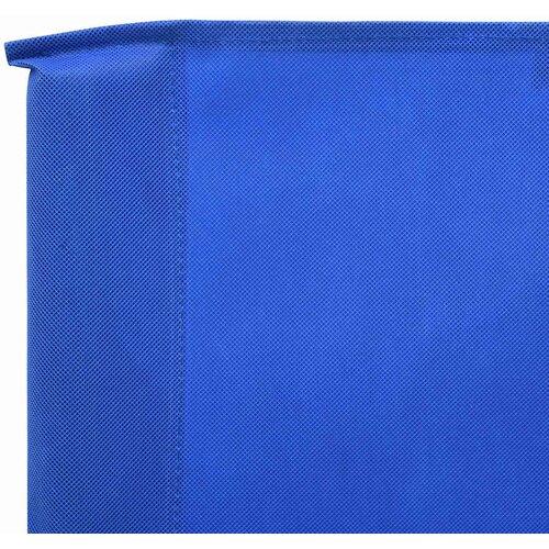  Vjetrobran s 9 panela od tkanine 1200 x 160 cm azurno plavi Slike