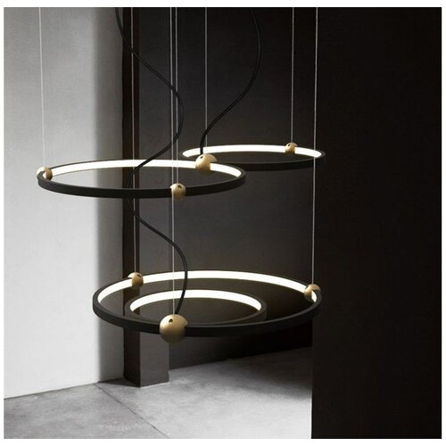 Toolight Black Ring led svjetiljka + daljinski upravljač APP692-30-50 Slike