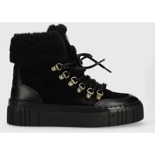 Gant Čizme za snijeg Snowmont boja: crna