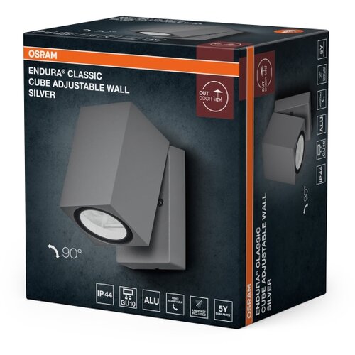 Osram Spoljno zidno svetlo ENDURA CLASSIC 1xGU10/35W/230V IP44 siva Slike