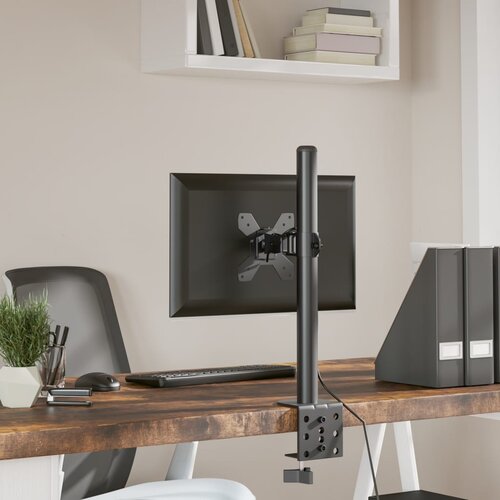 Nosač za monitor crni čelični VESA 75/100 mm Slike