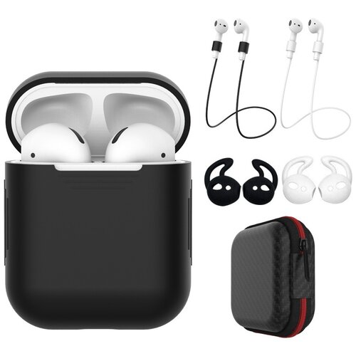 INF Za&scaron;čitni silikonski etui za Airpods, komplet 6 kosov Black, (5000081079) Cene