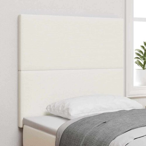  LED glava kreveta S LED lampica Krema 100 cm Poliester Cene