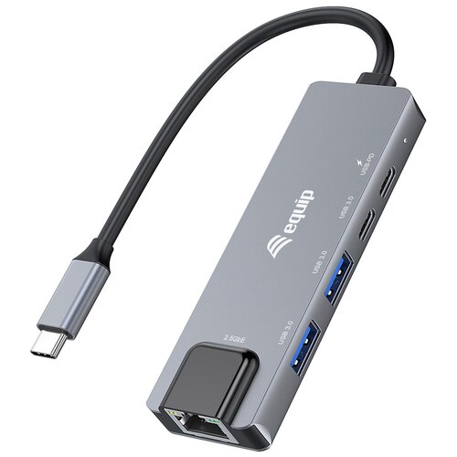 Equip 5 in 1 Multifunctional Adapter, 2.5GbE, USB-A x 2, USB-C x 1, USB-C , 100W USB PD Cijene