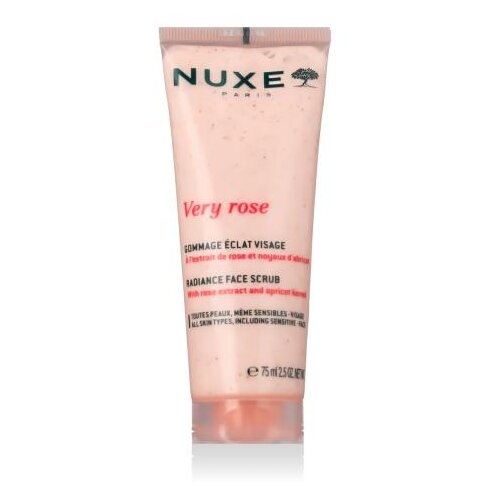 Nuxe Very Rose Radiance Face Scrub piling za vse tipe kože 75 ml za ženske Slike
