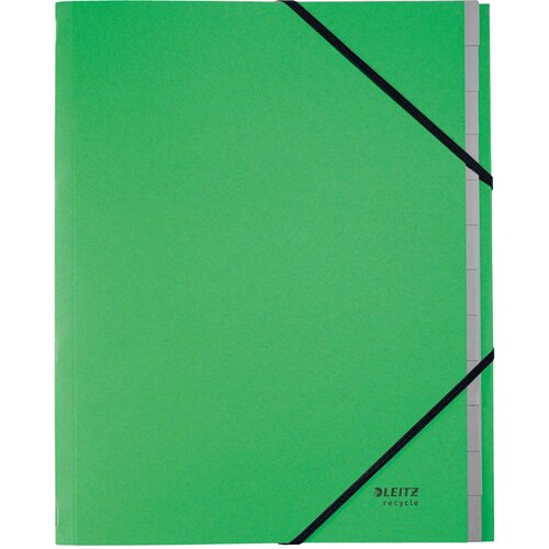 Leitz Mapa Recycle, DIN A4, karton, 12 predelkov, zelena, (21652207) Slike