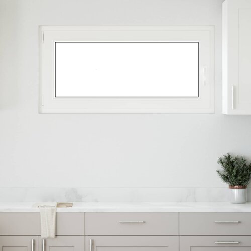  Prozor za podrum RISOR 120 x 60 cm PVC i staklo Bijela Slike