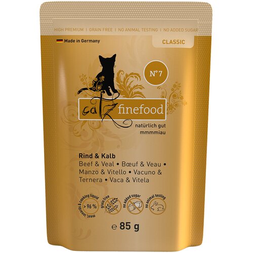  Varčno pakiranje catz finefood 16 x 85 g - Govedina & teletina Cene