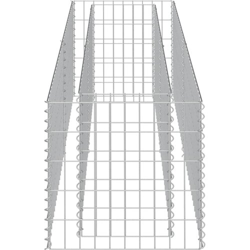  Gabionska sadilica od pocinčanog čelika 180 x 50 x 50 cm Slike