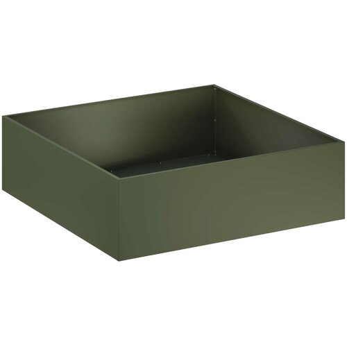  Vrtna saksija 2 kom. Maslinastozelena 100 x 100 x 30 cm Slike