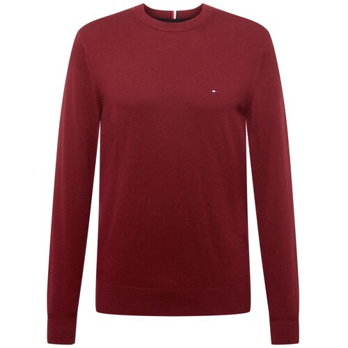 Tommy Hilfiger Pulover temno modra / burgund / živo rdeča / bela Cene