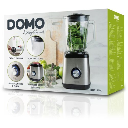 DOMO BLENDER INOX 1000W, (5000190799) Slike