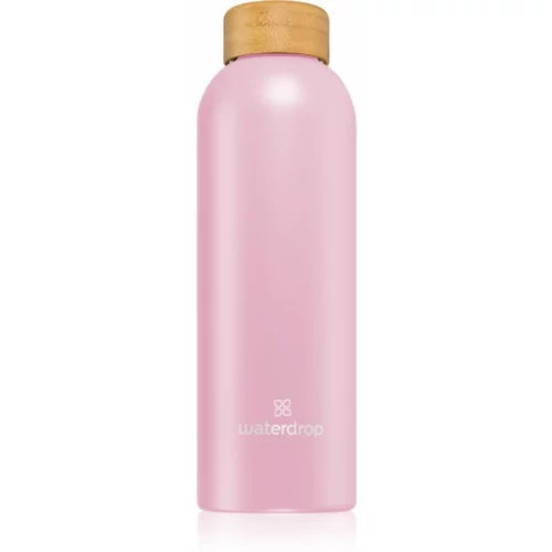 waterdrop Thermo Steel steklenica za vodo iz nerjavnega jekla barva Pastel Pink Matt 600 ml