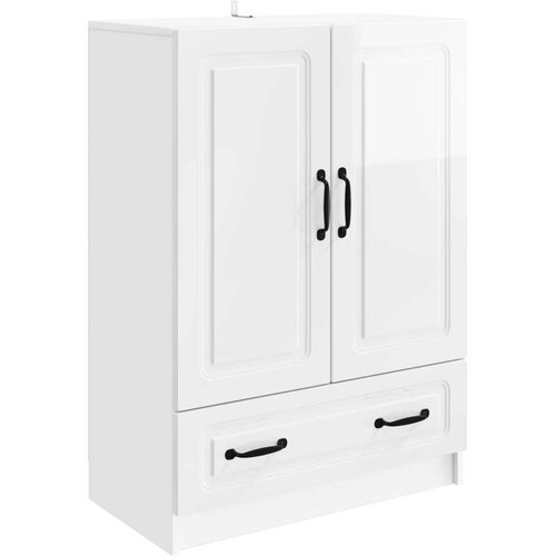  Kreveta s ladicama Bijela visokog sjaja 66 x 34 5 x 92 cm Cene