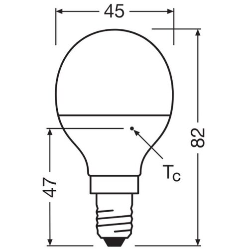 Osram LED žarulja Value E14 5.7 W 2700 K B 40 Slike
