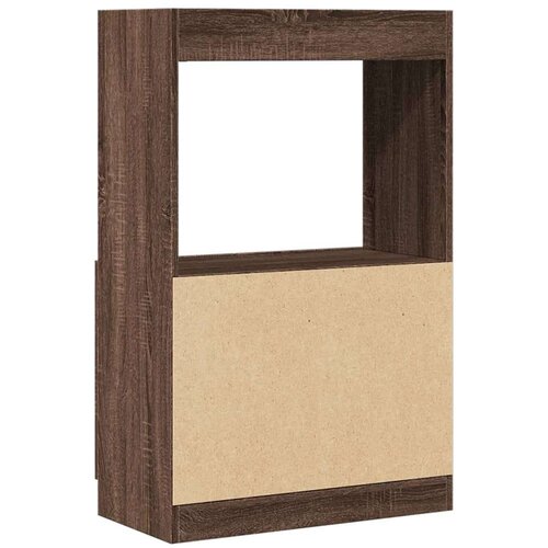 vidaXL Visoka komoda boja smeđeg hrasta 63x33x100 cm konstruirano drvo Cijene
