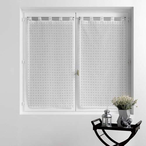Douceur d intérieur Bijele prozirne zavjese u setu 2 kom 60x90 cm Pomponella – Cijene