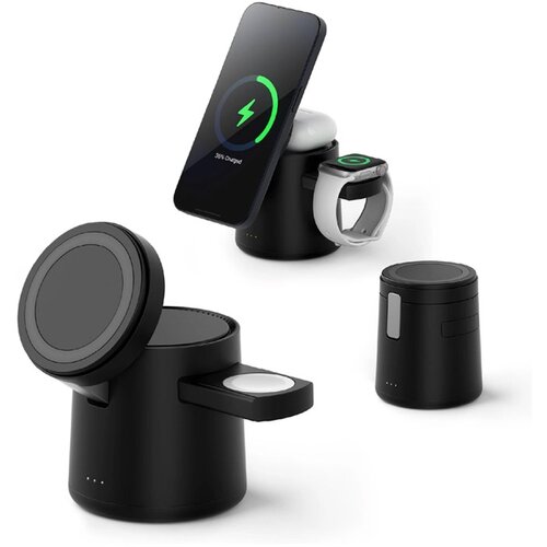  Bezicni punjač 3u1 za Iphone/AirPods/Apple watch S7 crni Cene