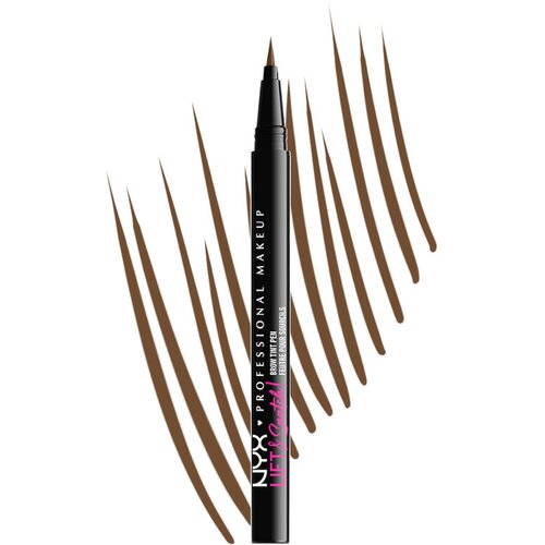 NYX Professional Makeup Lift &amp;amp; Snatch! svinčnik za obrvi 1 ml odtenek 07 Brunette Slike