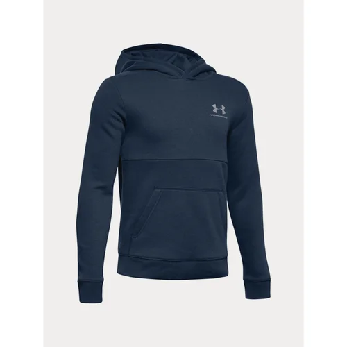 Under Armour Sweatshirt EU Cotton Fleece Hoody-NVY - Guys