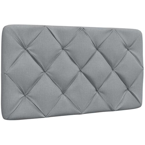  Krevet s madracem svjetlosivi 100x200 cm od tkanine Slike