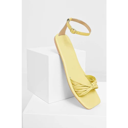 Answear Lab Sandale Za žene, boja: žuta