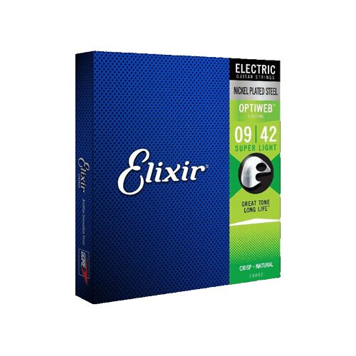 Elixir žice za električnu gitaru 009/042 SUPER LIGHT OPTIWEB COATING - 19002 Cene