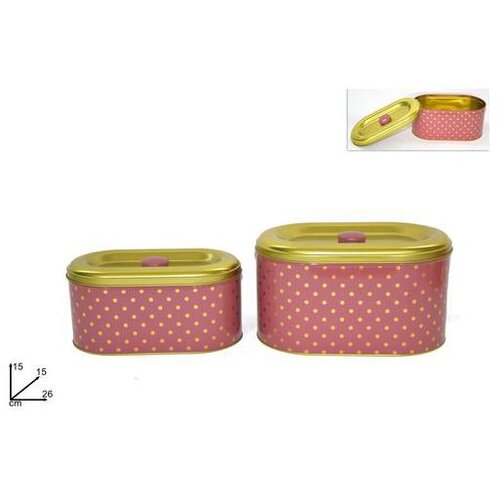  LIMENA KUTIJA SET 2/1 POIS ZLATO CM002622 Cene