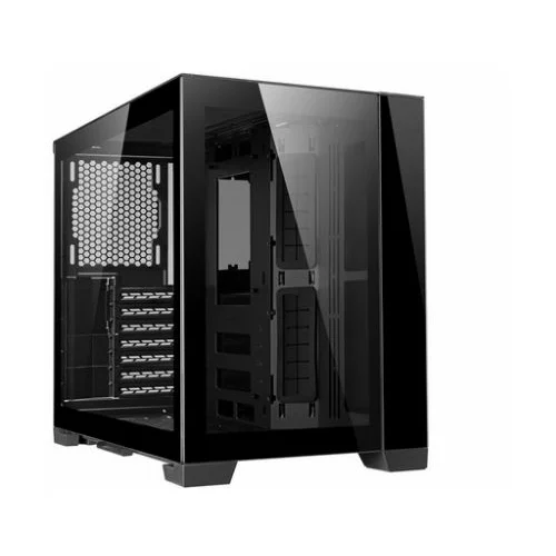 Lian Li računalniško ohišje O11 dynamic mini, atx, midi-tower, kaljeno steklo, črno