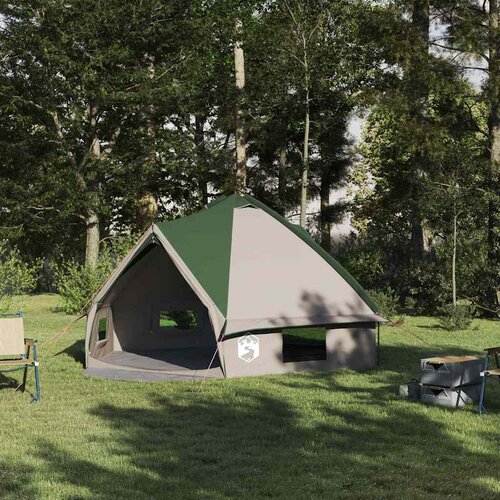 Šator Teepee za 6 osoba Zelena i bijela 431 x 366 x 185 cm Cijene