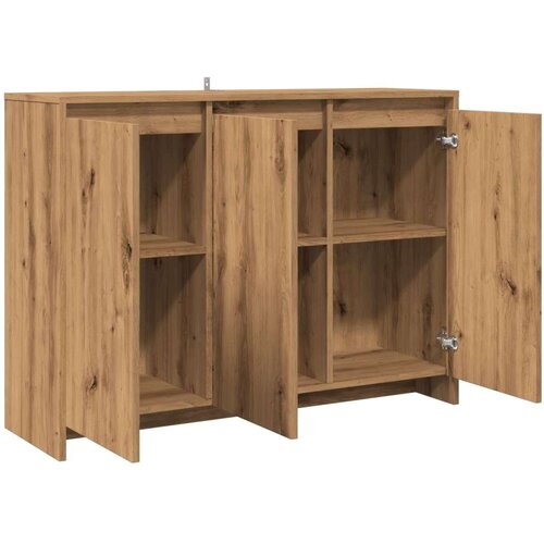 VidaXL Komoda boja hrasta artisan 102 x 33 x 75 cm konstruirano drvo Slike