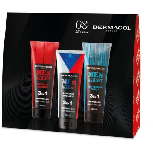 Dermacol Men Agent Mix darilni set za tu&amp;scaron; za mo&amp;scaron;ke Slike