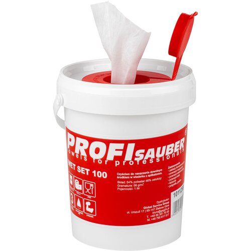 PROFI SAUBER Krpe v vedru za namakanje z dozirnikom ProfiSauber WET SET 100, (21400101) Cene