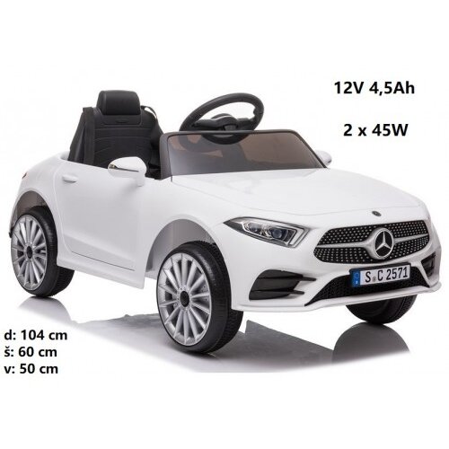 Lean_Toys Otroški avto na akumulator Mercedes CLS 350 Bela lea Cene