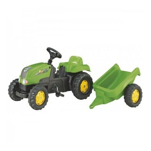 Rolly Toys traktor kid-x sa prikolicom zeleni (012169) Slike