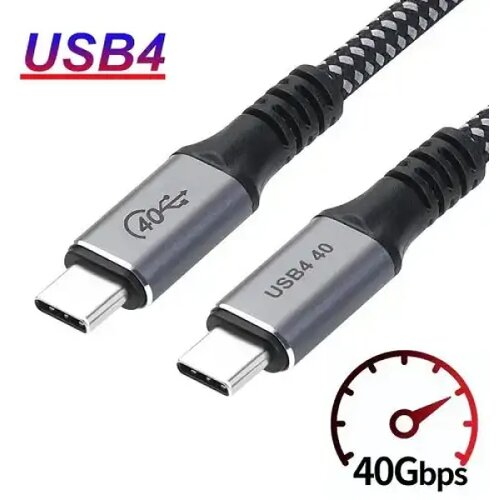 Kettz USB kabl tip C 0.5m thunderbolt 3 KT-USB4.05M Slike