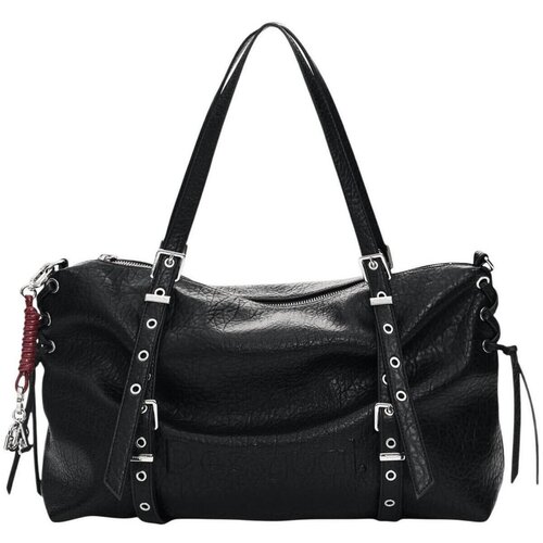Desigual Torbe BAG_HALF LOGO LANUZA BLAC 26WAXP06 Črna Slike