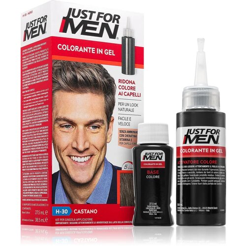 Just_for_men Color Kit tonirana barva za lase za moške odtenek H-30 Light Medium Brown 1 kos Cene