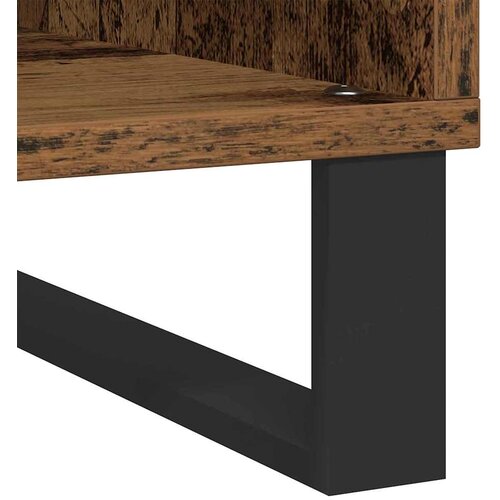  Ormar za ploče Staro drvo 84,5 x 38 x 89 cm Konstruirano drvo Slike