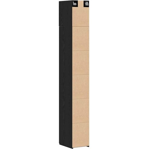  za pohranu 3 pcs Crni hrast 30 x 42,5 x 225 cm Slike