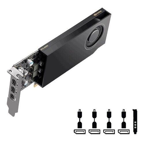 Pny VGA NVIDIA RTX A400 4GB4GB GDDR6 64bit,4xmDP with DP adapters Slike