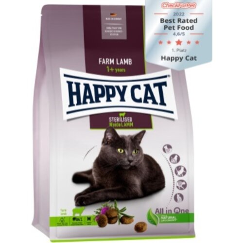  Happy cat za sterilisane mačke jagnjetinja 10kg Cene