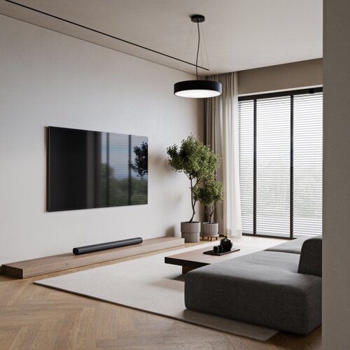  Visilica na sajli CLEO 3xE27/24W/230V pr. 40 cm crna Slike