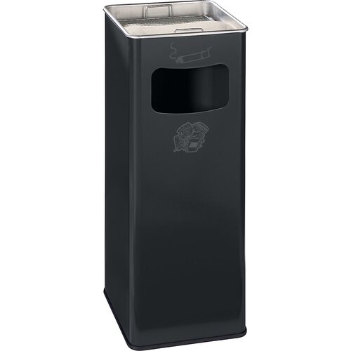 VAR Kombiniran pepelnik, prostornina 32 l, ŠxVxG 260 x 665 x 260 mm, jeklo, antraciten Cene