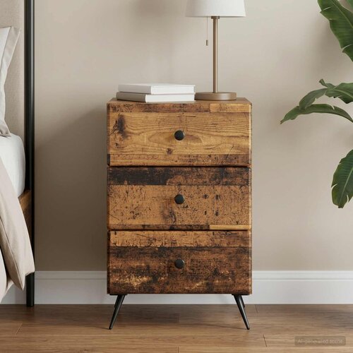  Noćni ormar Staro drvo 43 x 41 x 66,5 cm Konstruirano drvo Slike