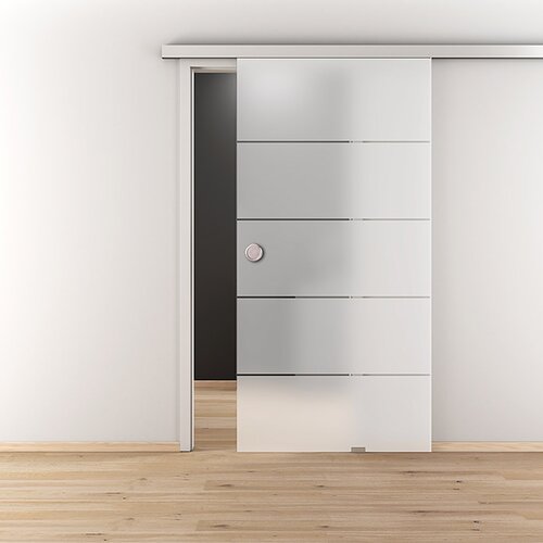 DIAMOND DOORS Staklena klizna vrata Lines Positiv (935 x 2.058 mm, Sigurnosno kaljeno staklo (ESG)) Cijene