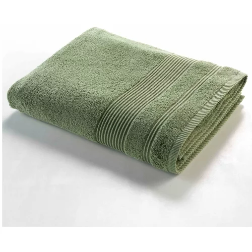 Douceur d intérieur Kaki zeleni pamučni ručnik od frotira 90x150 cm Tendresse –