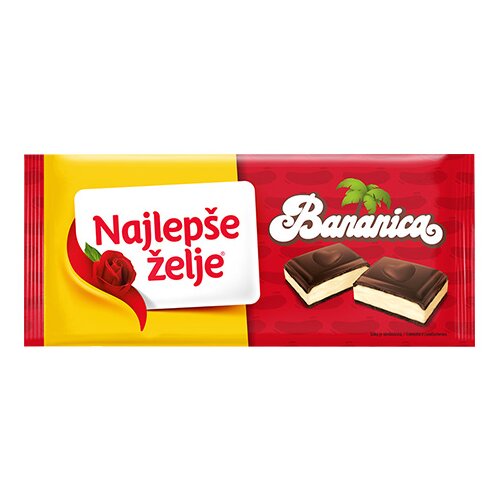 Stark Najlep&amp;scaron;e želje Čokolada Bananica, 184g Slike