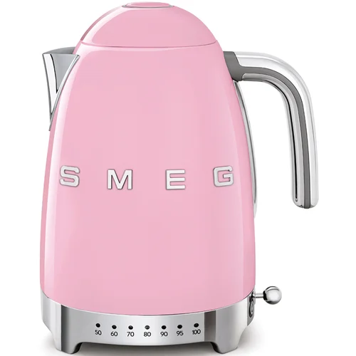 Smeg Ružičasto kuhalo za vodu od nehrđajućeg čelika 1,7 l Retro Style –